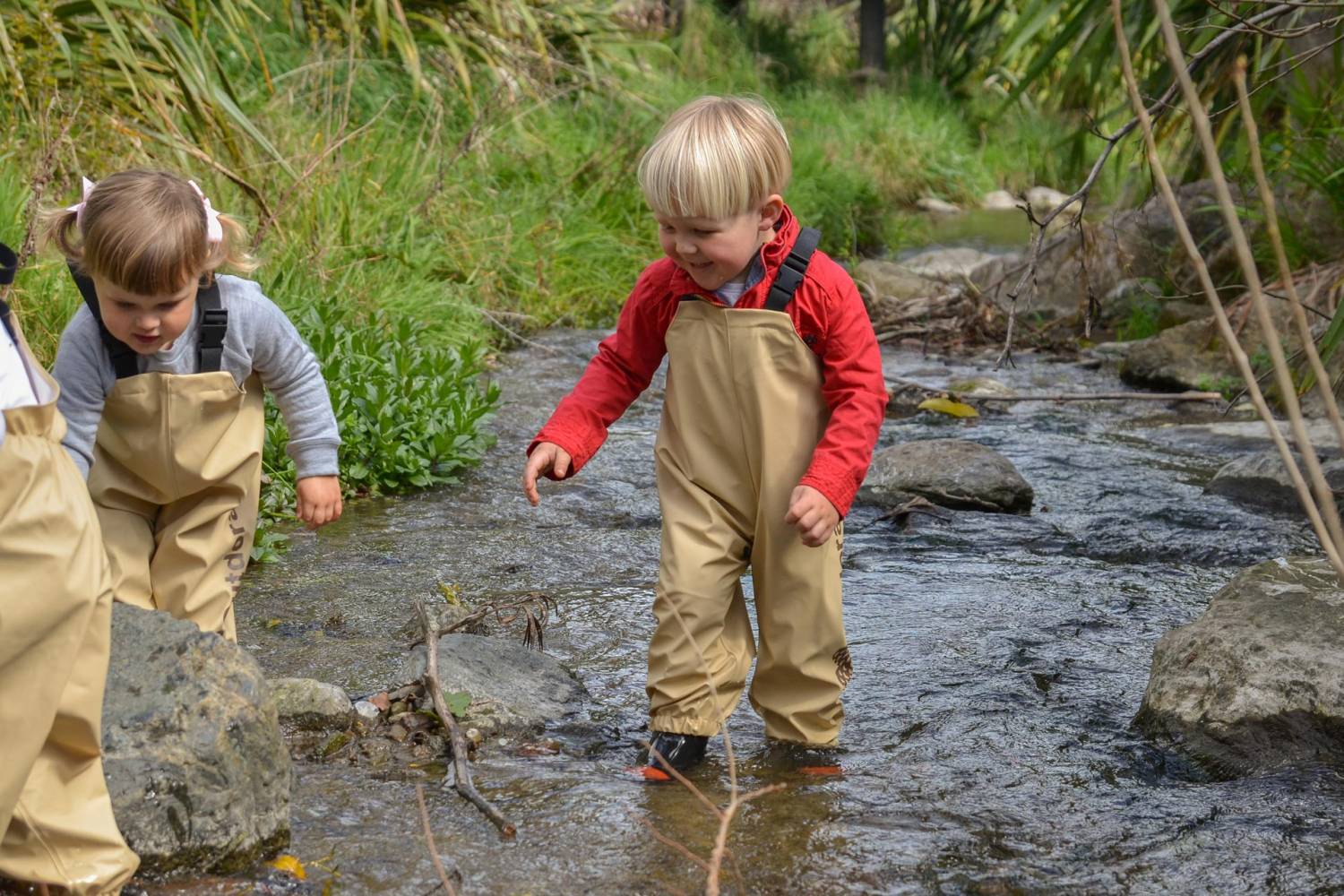 kids play splash pants 