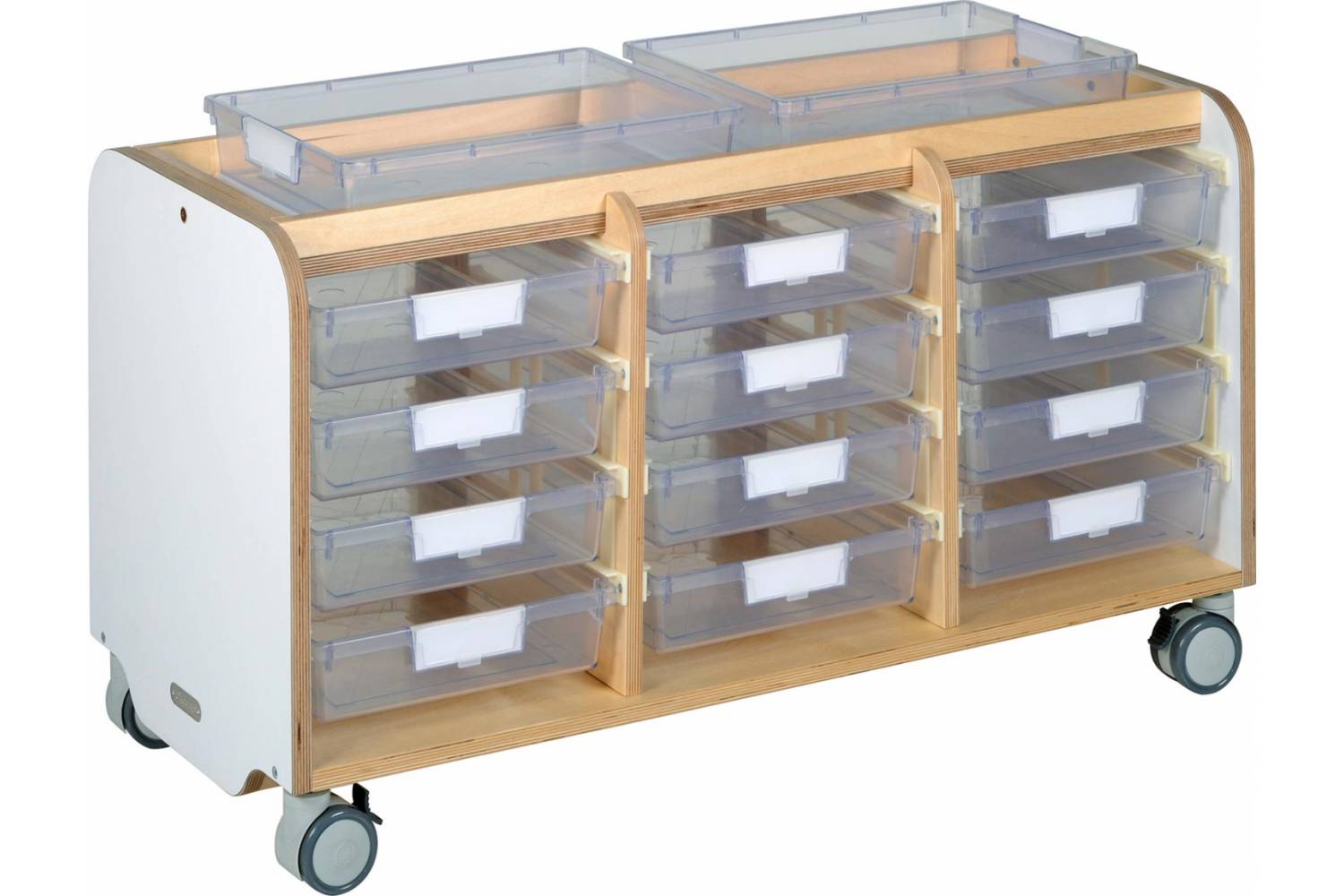 tray storage unit for schools