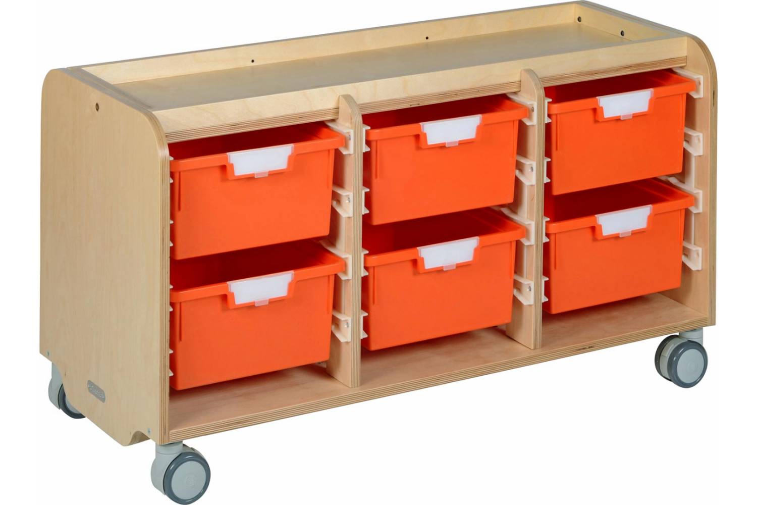 tray storage unit for schools
