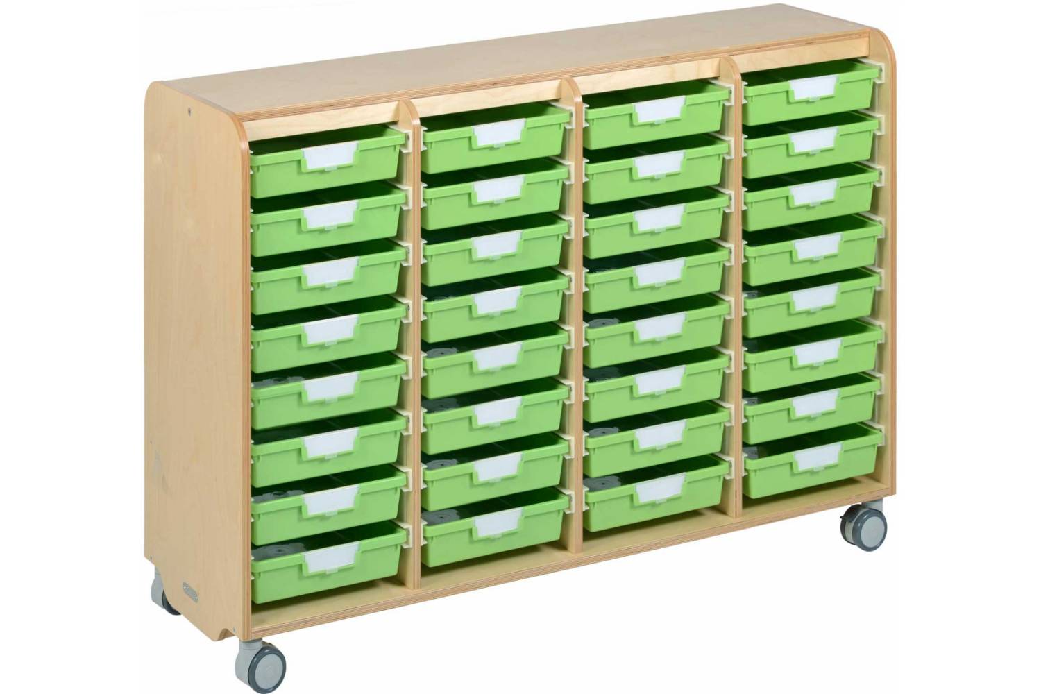 tray storage unit for schools