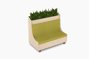 cafe style booth seating