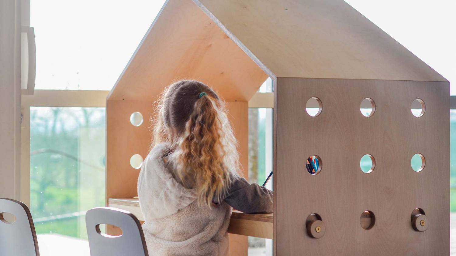Wooden multi nook for schools